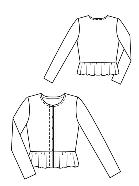Peplum Jacket 05/2013 #109B – Sewing Patterns | BurdaStyle.com