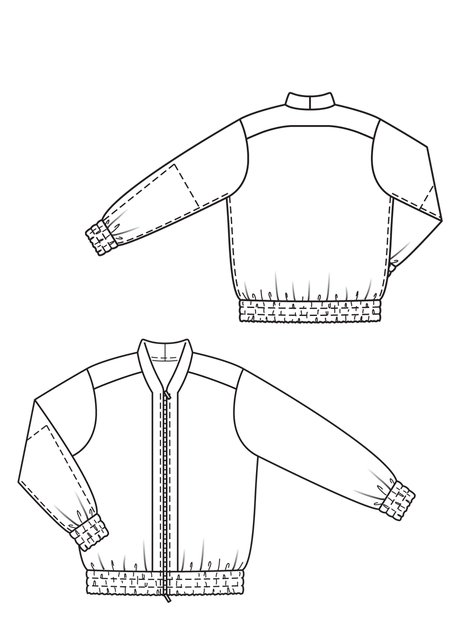 Blouson Jacket 06/2013 #129 – Sewing Patterns | BurdaStyle.com