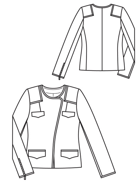 Box Jacket 07/2013 #102 – Sewing Patterns | BurdaStyle.com