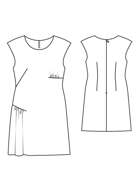 Sequin Dress (Plus Size) 07/2013 #136 – Sewing Patterns | BurdaStyle.com