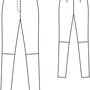 Leather Pants 08/2013 #126 – Sewing Patterns | BurdaStyle.com