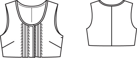 Folk Vest (Plus Size) 09/2013 #132 – Sewing Patterns | BurdaStyle.com