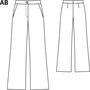 Bootcut Trousers 10/2013 #126A – Sewing Patterns | BurdaStyle.com