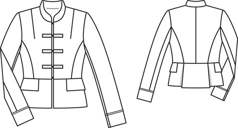 Sergeant Jacket 10/2013 #129 – Sewing Patterns | BurdaStyle.com