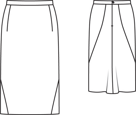 Straight Skirt 11/2013 #105 – Sewing Patterns | BurdaStyle.com