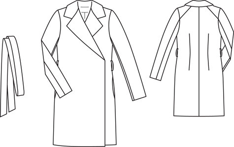 Linen Coat 11/2013 #102 – Sewing Patterns | BurdaStyle.com