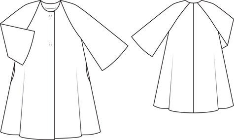 Bell Coat 11/2013 #116 – Sewing Patterns | BurdaStyle.com