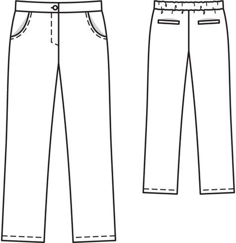 Corduroy Pants 11/2013 #141 – Sewing Patterns | BurdaStyle.com