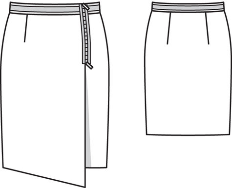 Asymmetrical Zipper Skirt 12/2013 #109 – Sewing Patterns | BurdaStyle.com