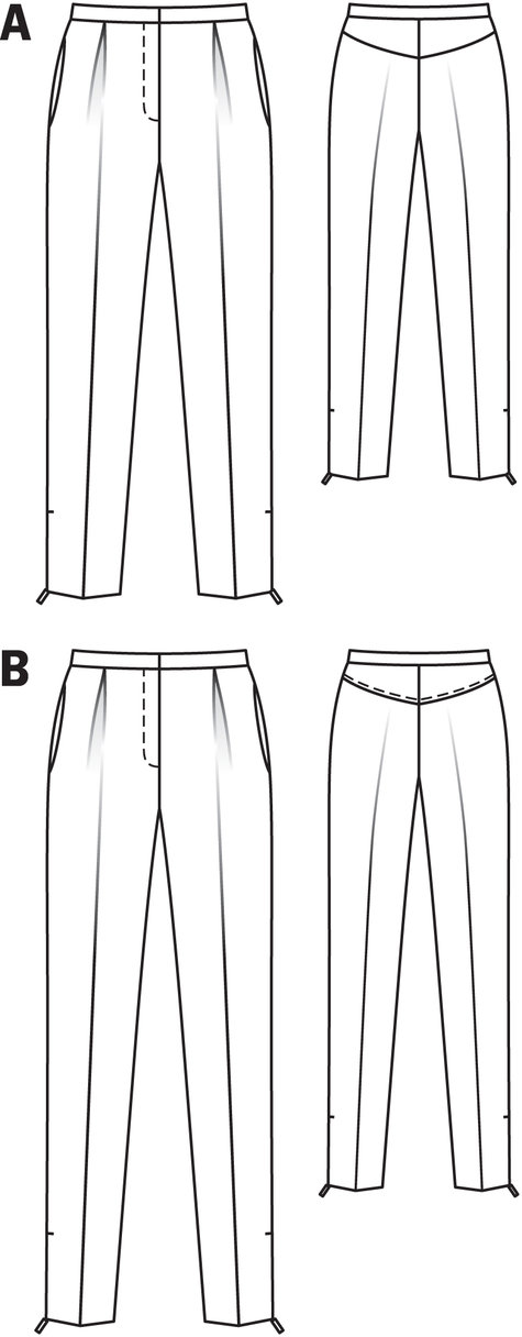 Linen Pants 01/2011 #115A – Sewing Patterns | BurdaStyle.com