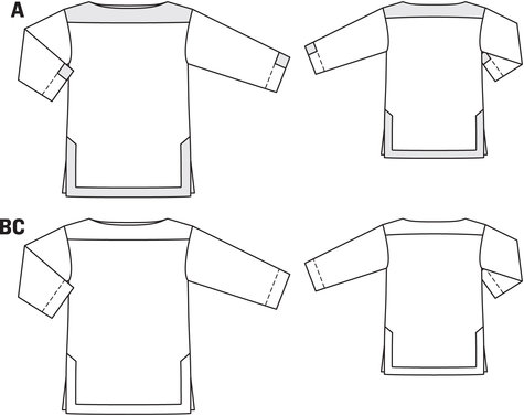 Jersey Tunic 02/2012 #108C – Sewing Patterns | BurdaStyle.com
