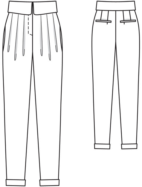 Safari Pants 02/2014 #131B – Sewing Patterns | BurdaStyle.com