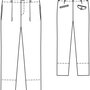 Men's Linen Pants 04/2014 #129 – Sewing Patterns | BurdaStyle.com