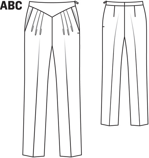 Pleated Linen Pants 04/2014 #110C – Sewing Patterns | BurdaStyle.com