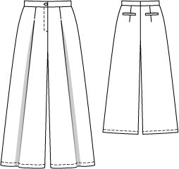 Gaucho Pants 05/2014 #121 – Sewing Patterns | BurdaStyle.com