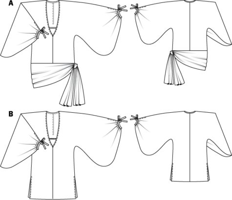 Caftan Dress 06/2011 #119B – Sewing Patterns | BurdaStyle.com