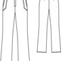 bootcut pants pattern