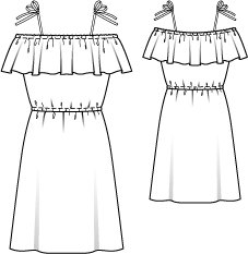 Spaghetti Strap Ruffle Dress 07/2014 #119 – Sewing Patterns ...
