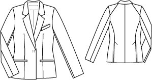 Essential Blazer 08/2014 #126 – Sewing Patterns | BurdaStyle.com