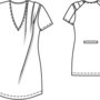 Pleated V Neck Tee Shirt 08/2014 #121 – Sewing Patterns | BurdaStyle.com