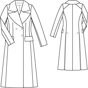 Long 70s Coat 10/2014 #126 – Sewing Patterns | BurdaStyle.com