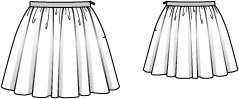 Full Mini Skirt 12/2014 #128 – Sewing Patterns | BurdaStyle.com