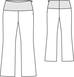 Bootcut Pants (Plus Size) 02/2015 #136 – Sewing Patterns | BurdaStyle.com