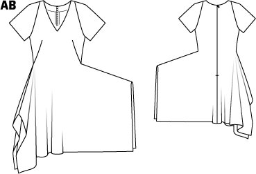 Raglan Darted Dress 03/2015 #120B – Sewing Patterns | BurdaStyle.com