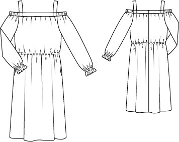 Carmen Dress (Plus Size) 04/2015 #131 – Sewing Patterns | BurdaStyle.com