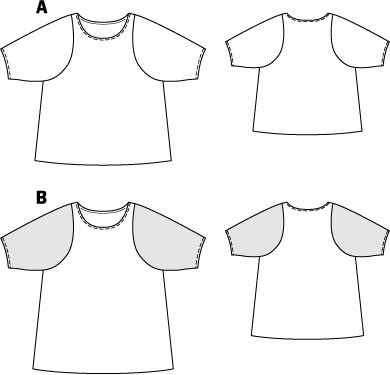 Raglan Sleeve Shirt (Plus Size) 05/2015 #129A – Sewing Patterns ...