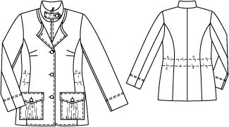 Safari Jacket (Plus Size) 04/2010 #139 – Sewing Patterns | BurdaStyle.com