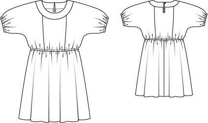 Scarf Print Dress (Plus Size) 07/2015 #133 – Sewing Patterns ...