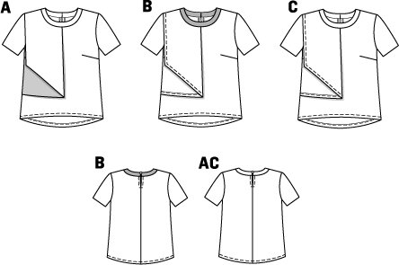 T-shirt 08/2015 #120ABC – Sewing Patterns | BurdaStyle.com