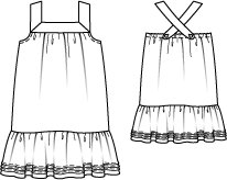 Girls Drop Waist Dress 06/2011 #133 – Sewing Patterns | BurdaStyle.com