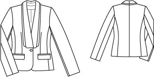 Shawl Collar Blazer 12/2011 #121 – Sewing Patterns | BurdaStyle.com