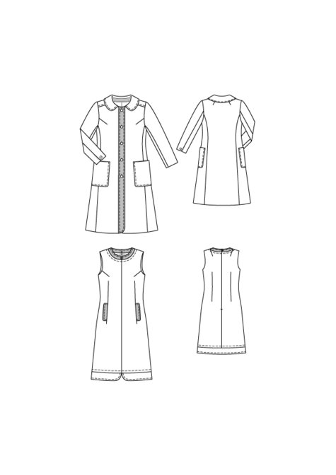 Vintage Jacky Coat & Dress Suit #V3-60 – Sewing Patterns | BurdaStyle.com