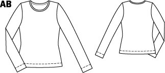 Long Sleeve T-Shirt 02/2011 #106B – Sewing Patterns | BurdaStyle.com