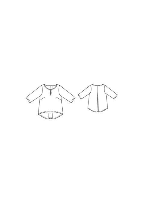 Asymmetric Blouse 03/2016 #104 – Sewing Patterns | BurdaStyle.com