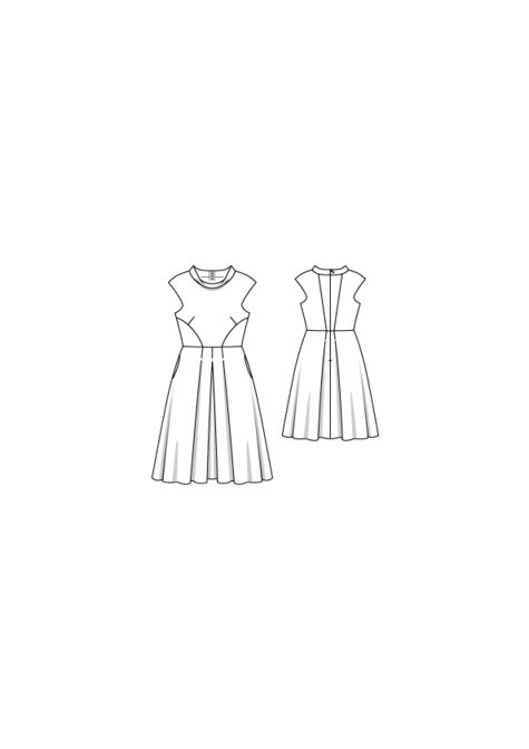 Retro Cocktail Dress 03/2016 #125 – Sewing Patterns | BurdaStyle.com