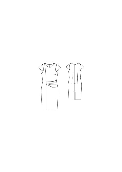 Cap Sleeve Sheath Dress 03/2016 #121 – Sewing Patterns | BurdaStyle.com