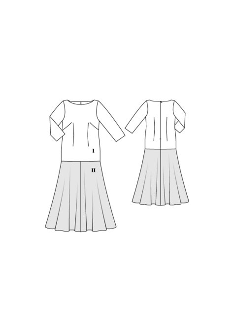 Drop Waist Maxi Dress (Plus Size) 03/2016 #132 – Sewing Patterns ...