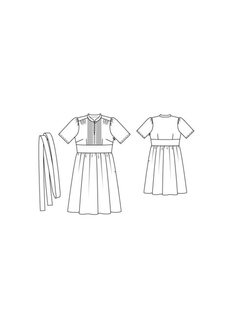 Keyhole Dress (Plus Size) 04/2016 #124 – Sewing Patterns | BurdaStyle.com
