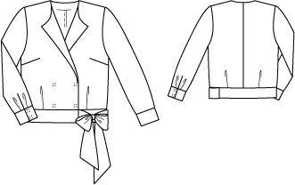 Wrap Blouse (Plus Size) 01/2011 #136 – Sewing Patterns | BurdaStyle.com