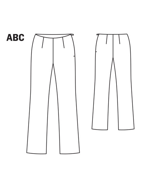 Bootcut Pants 04/2012 #121A – Sewing Patterns | BurdaStyle.com
