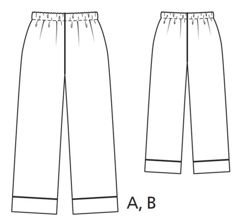 Pajama Pants (Plus Size) 01/2017 #124A – Sewing Patterns | BurdaStyle.com