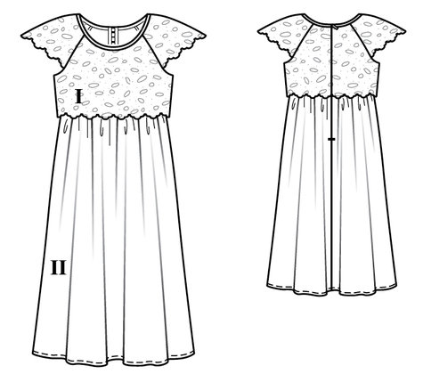 Girl's Maxi Dress 02/2017 #126 – Sewing Patterns | BurdaStyle.com