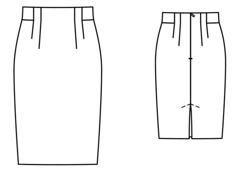 Pencil Skirt 02/2018 #119 – Sewing Patterns | BurdaStyle.com