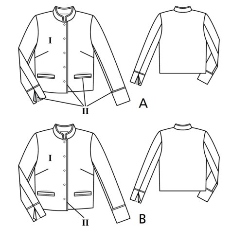 Snap Jacket 02/2018 #112B – Sewing Patterns | BurdaStyle.com