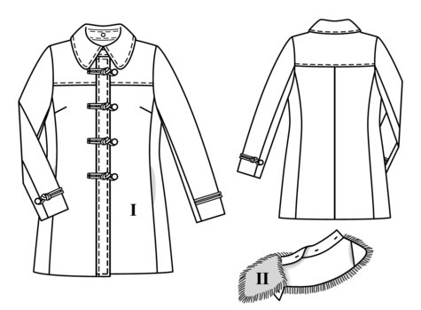 Duffle Coat 10/2018 #109 – Sewing Patterns | BurdaStyle.com