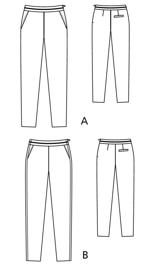 Suit Trousers 11/2018 #117A – Sewing Patterns | BurdaStyle.com